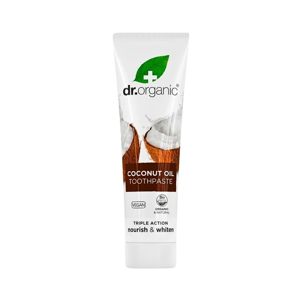 dr organic – dentifrice coconut oil – 100ml