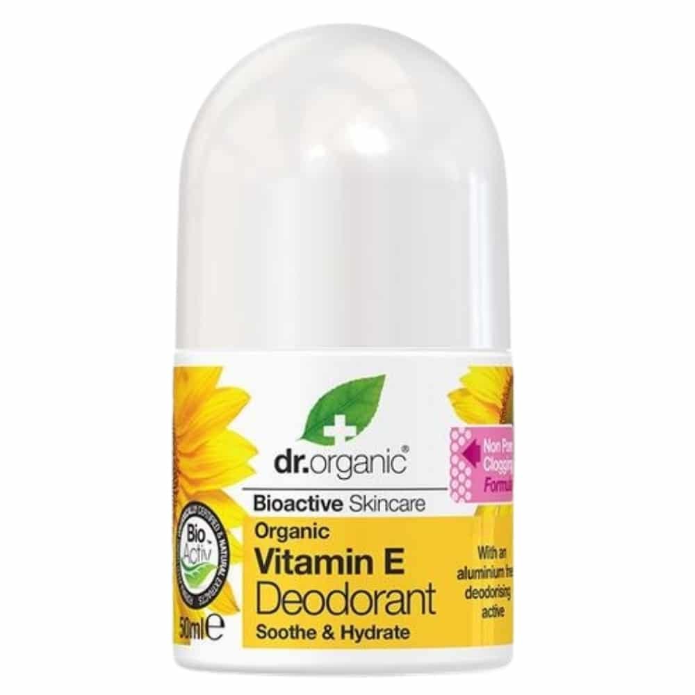 dr organic – deodorant vitamine e bio – 50ml