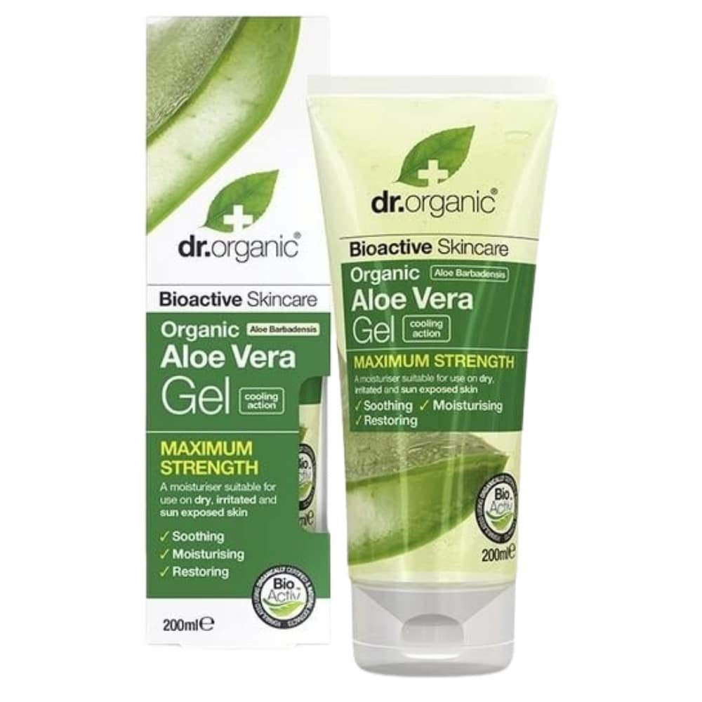 dr organic – gel d’aloe vera bio – 200ml