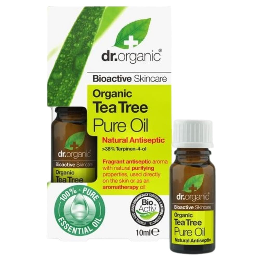 dr organic – huile d’arbre a the pure bio – 10ml