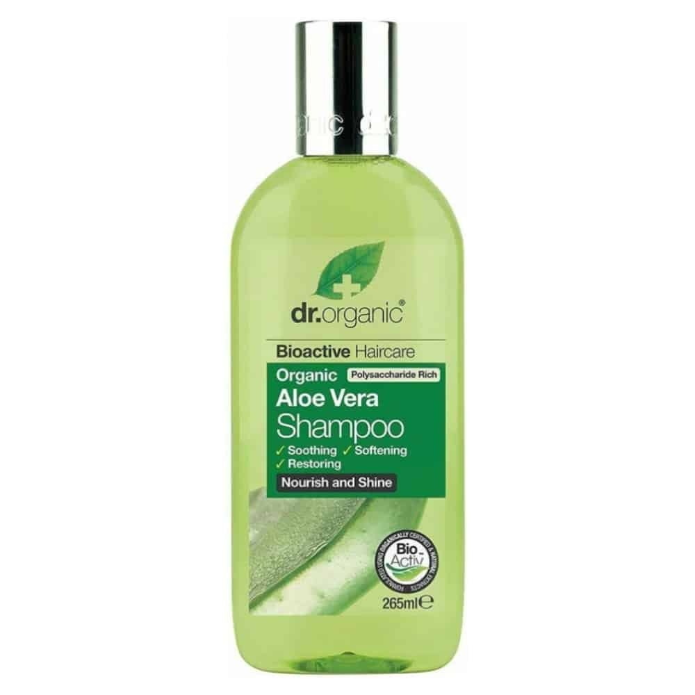dr organic – shampoing aloe vera – 265ml