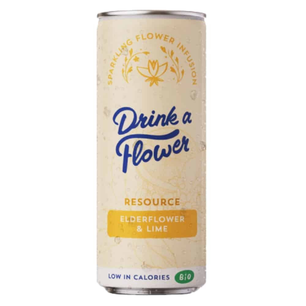 drink a flower – limonade resource sureau et citron bio – 250ml