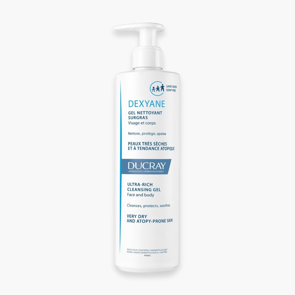 ducray – dexyane gel nettoyant surgras – 400ml