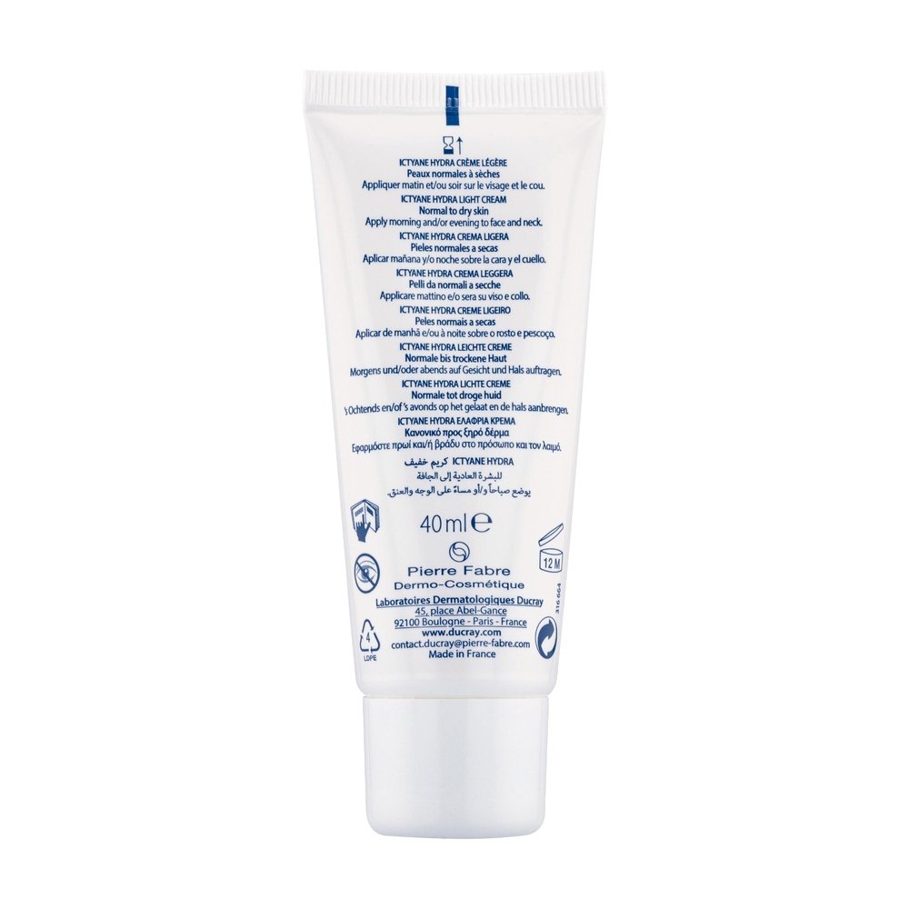 ducray – ictyane hydra creme legere – 40ml ducray – ictyane hydra creme legere – 40ml