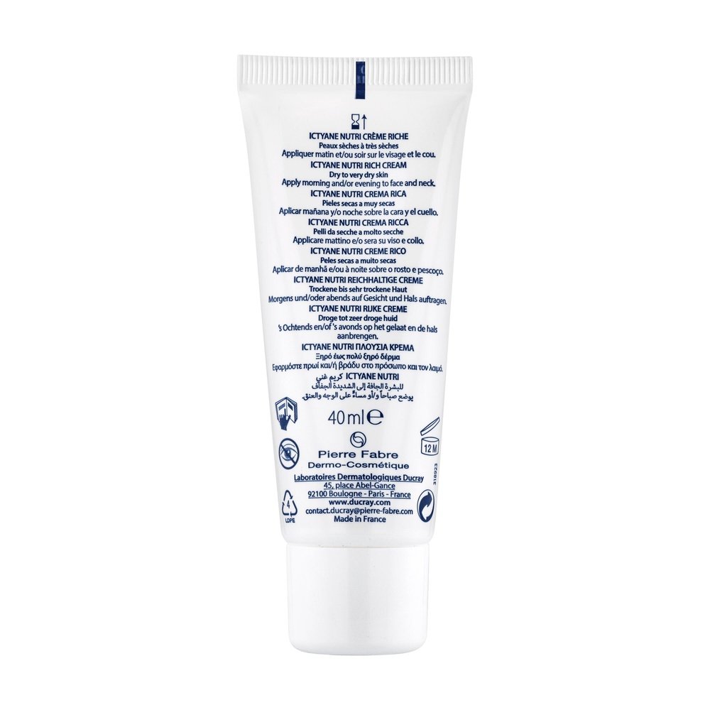 ducray – ictyane nutri creme riche – 40ml ducray – ictyane nutri creme riche – 40ml