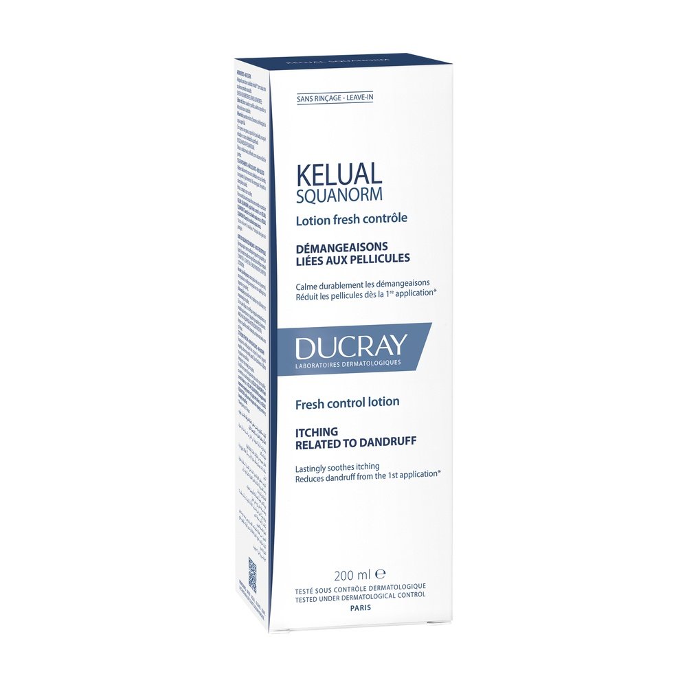 ducray – kelual squanorm lotion fresh controle pelliculaires et demangeaisons – 200ml ducray – kelual squanorm lotion fresh controle pelliculaires et demangeaisons – 200ml