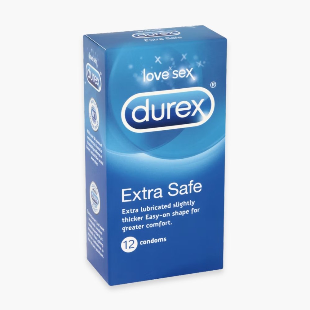 durex – preservatifs extra safe (legerement plus epais) – 12u