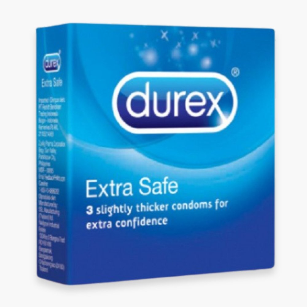 durex – preservatifs extra safe (legerement plus epais) – 3u