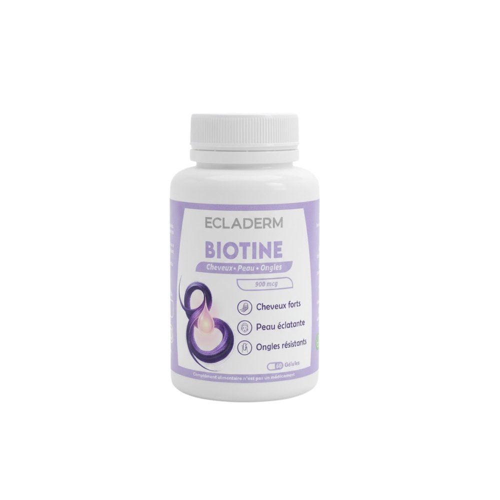 ecladerm – biotine – 60 gelules
