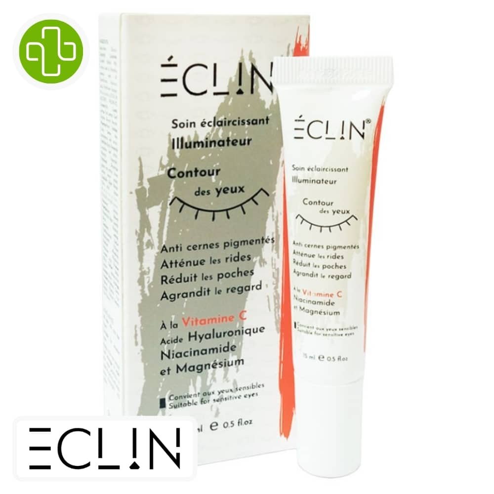 eclin – contour des yeux soin eclaircissant illuminateur – 15ml