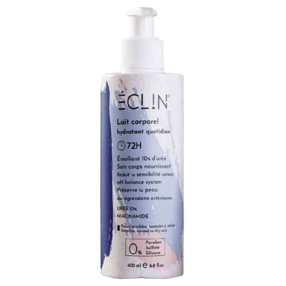 eclin – lait corporel hydratant quotidien 72h – 400ml