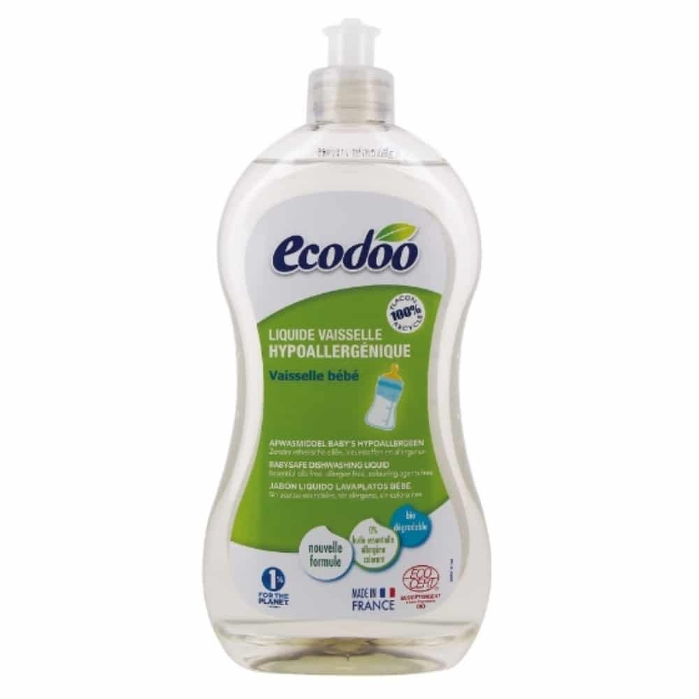 ecodoo – liquide vaisselle bebe hypoallergenique bio – 500ml