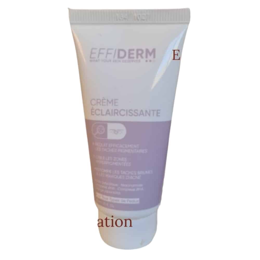effiderm – creme eclaircissante – 50ml