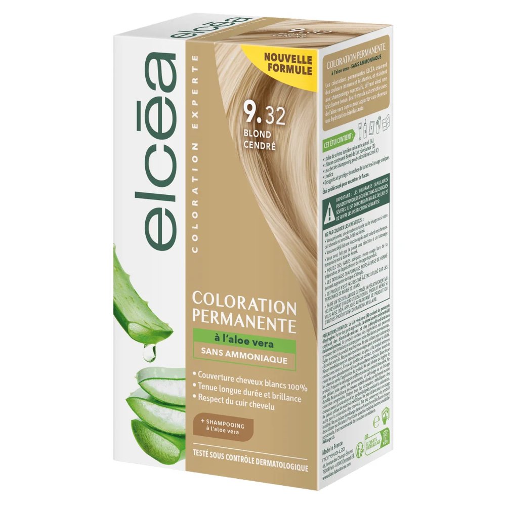 elcea – coloration blond ash 9.32