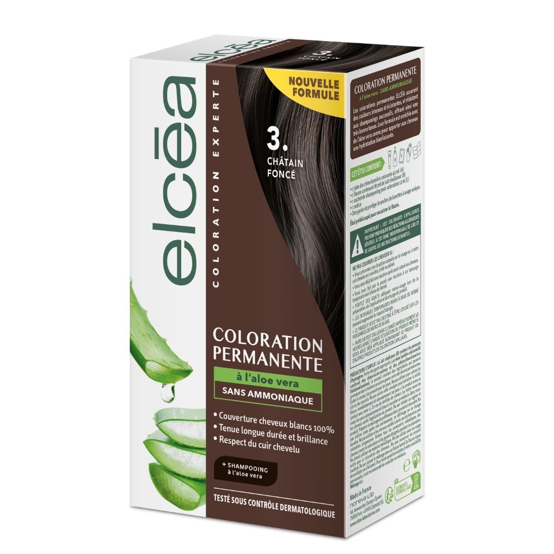 elcea – coloration châtain foncé 3