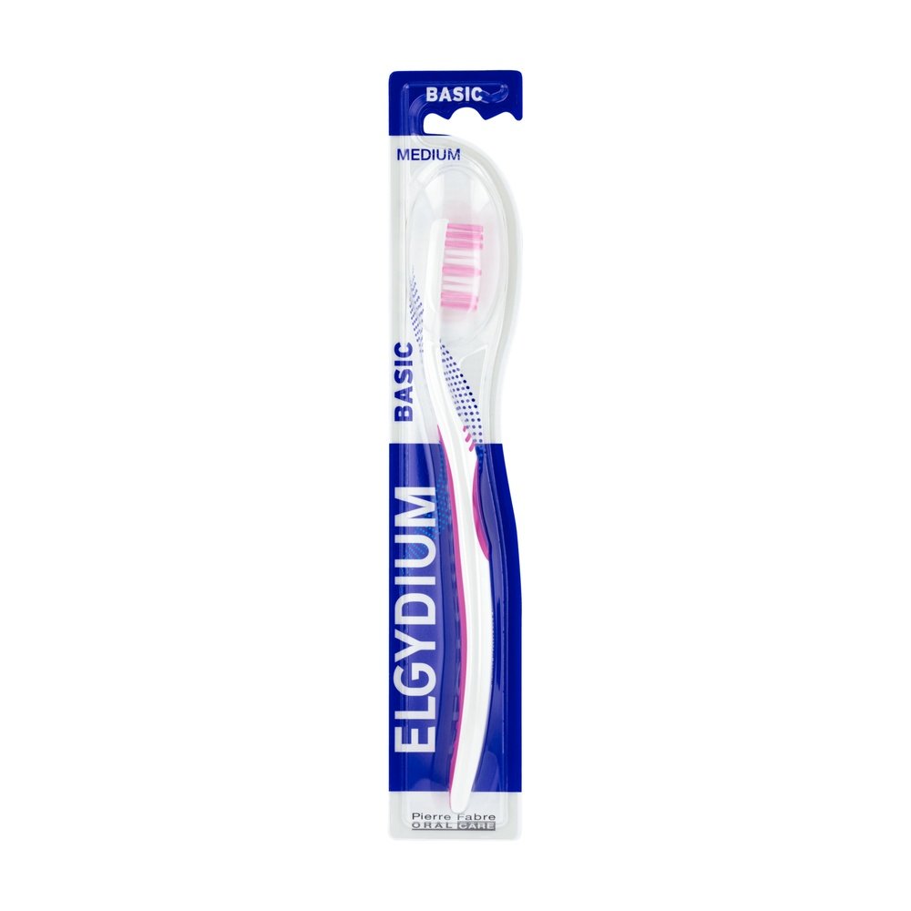 elgydium – brosse a dents basic medium – 1u – (destockage) elgydium – brosse a dents basic medium – 1u – (destockage)
