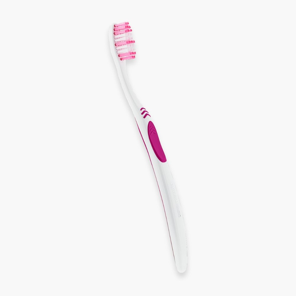 elgydium – brosse a dents basic medium – 1u – (destockage)