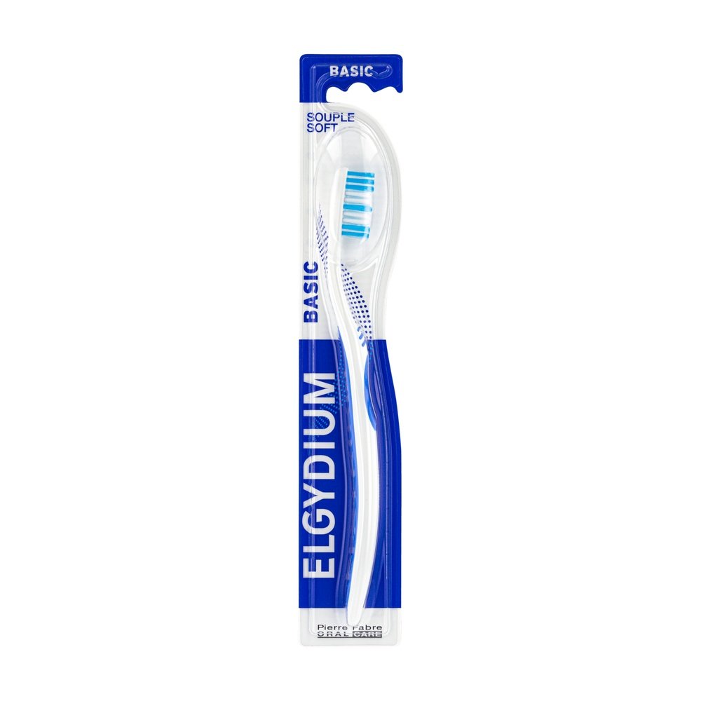 elgydium – brosse a dents basic souple – 1u elgydium – brosse a dents basic souple – 1u