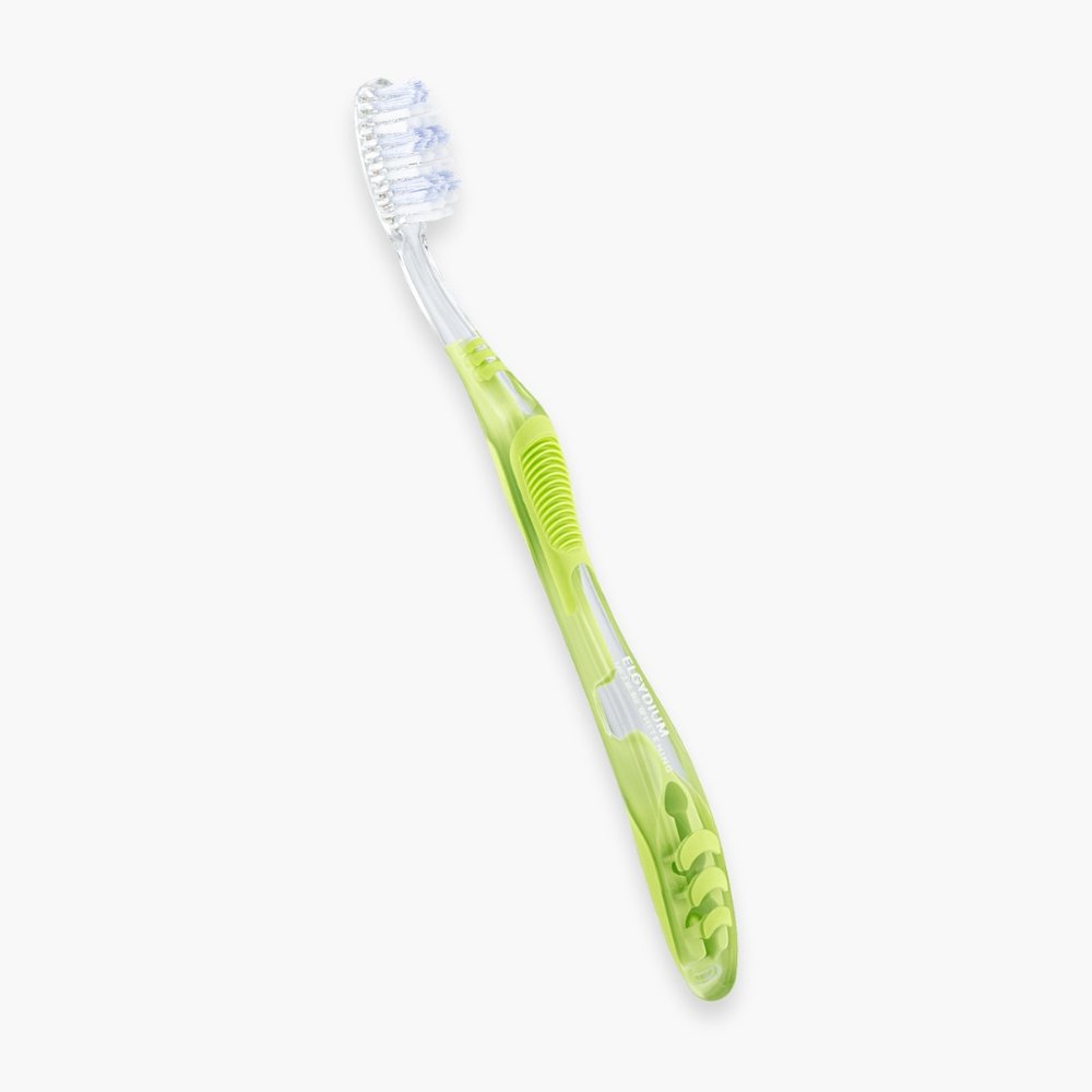 elgydium – brosse a dents blancheur medium – 1u