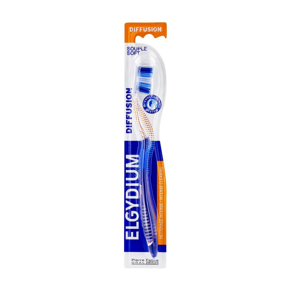 elgydium – brosse a dents diffusion souple – 1u elgydium – brosse a dents diffusion souple – 1u