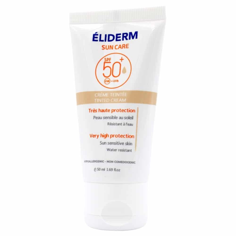 eliderm – sun care creme teintee spf50+ – 50ml