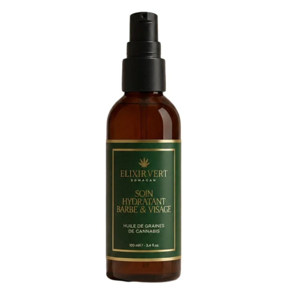 elixir vert – soin hydratant barbe et visage – 100ml