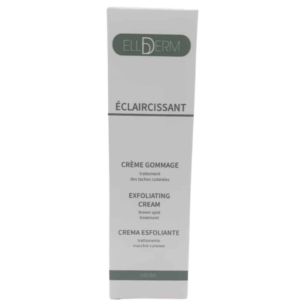 ellderm – eclaircissant creme gommante – 100ml