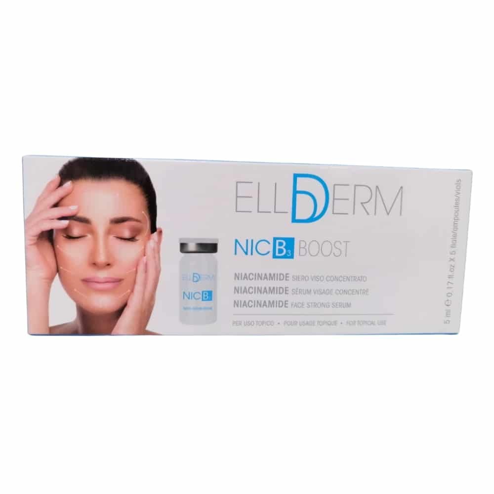 ellderm – nicb3 boost niacinamide serum concentre ampoules – 5x – 5ml