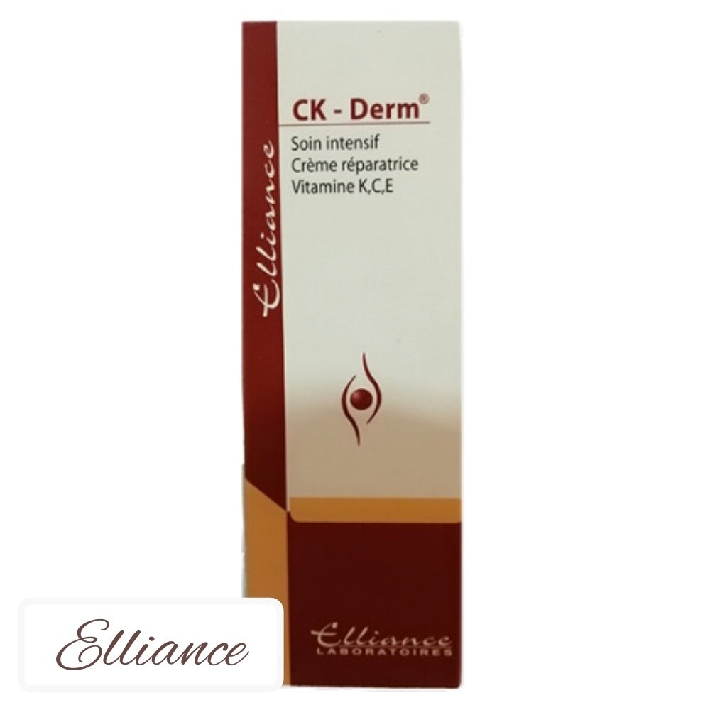 elliance – ck derm soin intensif creme reparatrice vitamine k,c et e – 30ml