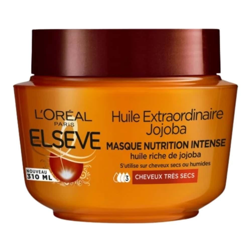 elseve – huile extraordinaire jojoba masque nutrition intense – 300ml