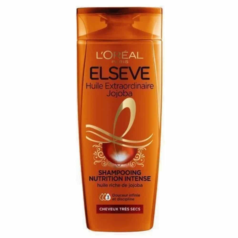 elseve – huile extraordinaire jojoba shampoing nutrition intense – 200ml