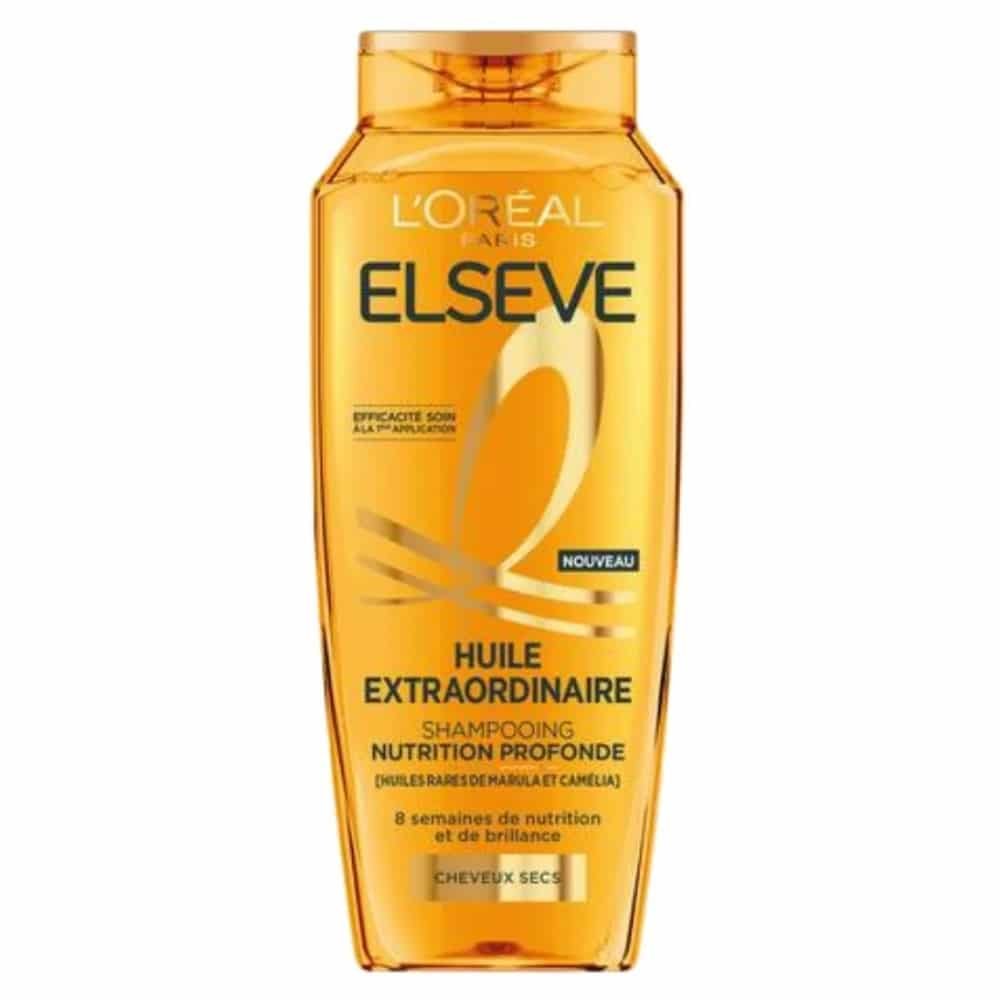 elseve – huile extraordinaire shampoing nutrition eclat – 200ml