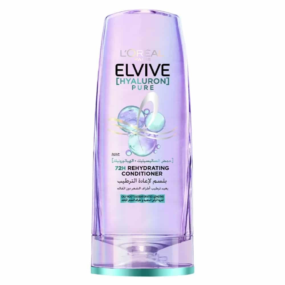 elseve – hyaluron pure apres shampoing demelant rehydratant 72h – 200ml