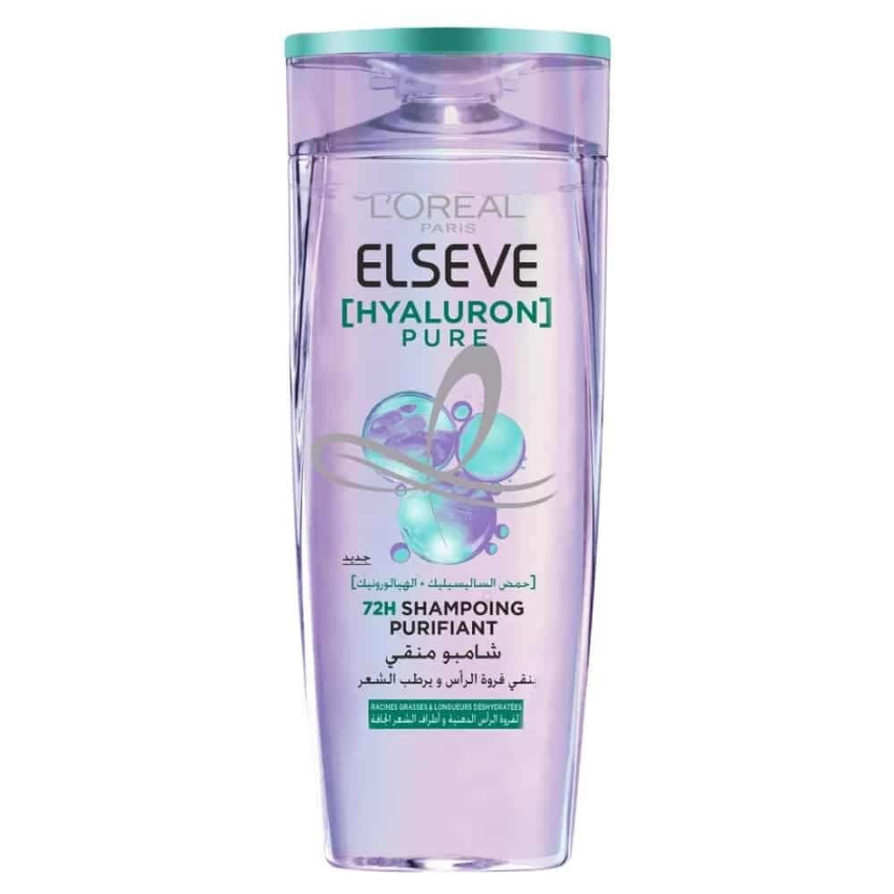elseve – hyaluron pure shampoing purifiant 72h – 200ml