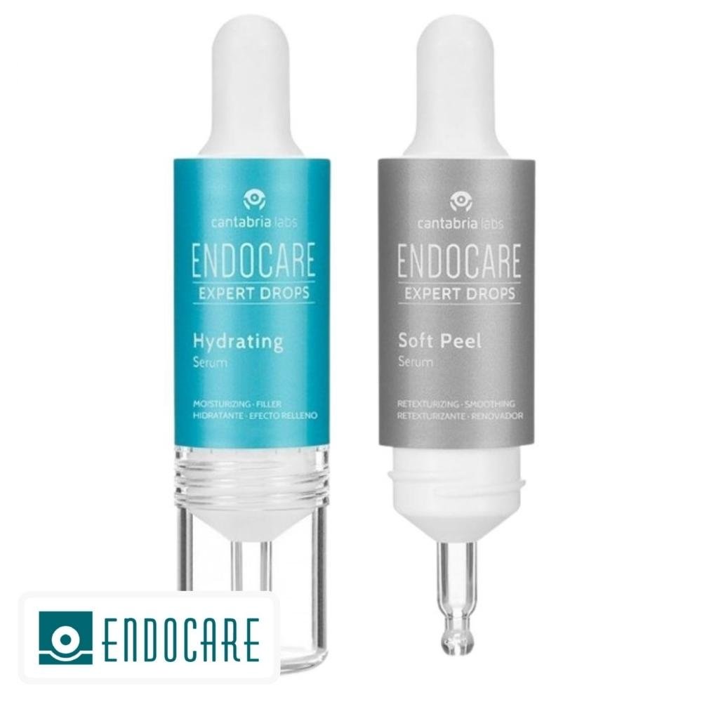 endocare – expert drops serum hydratant et peeling doux – 20ml