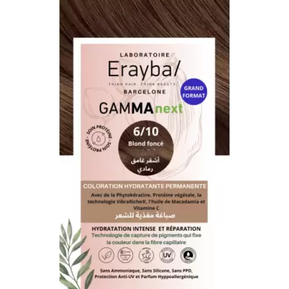 erayba – gamma next coloration 6/00 blond fonce naturel
