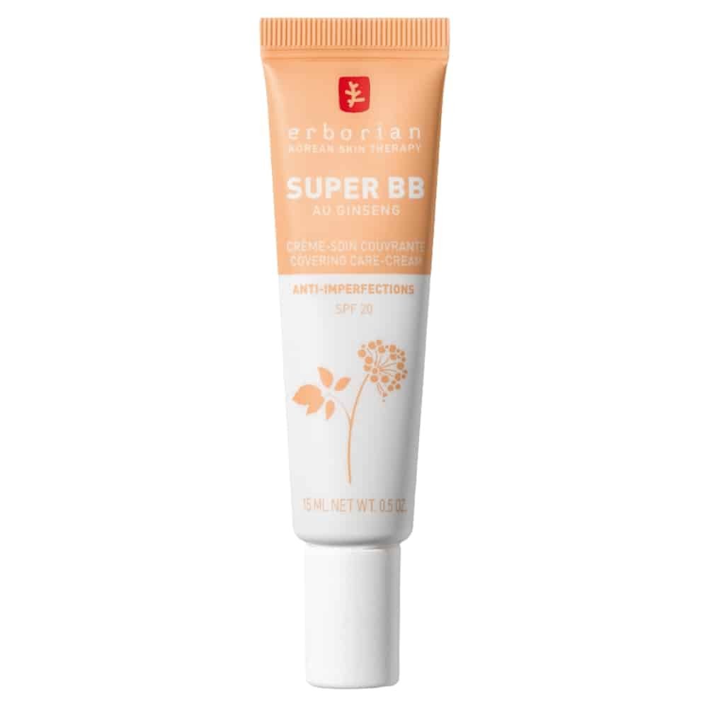 erborian – super bb creme soin couvrante anti imperfections teinte doree spf20 – 15ml