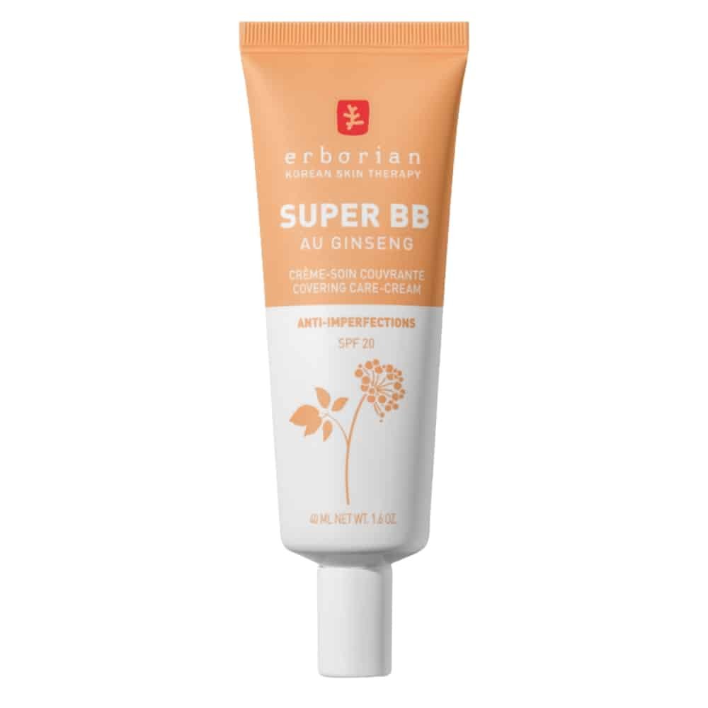erborian – super bb creme soin couvrante anti imperfections teinte doree spf20 – 40ml