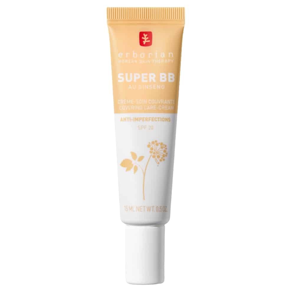 erborian – super bb creme soin couvrante anti imperfections teinte nude spf20 – 15ml