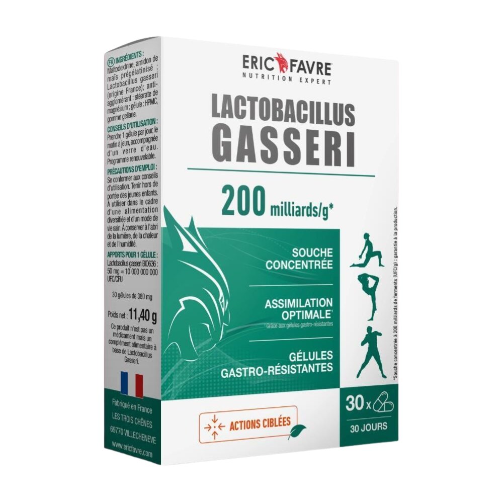 eric favre – lactobacillus gasseri 200milliards – 30 gelules