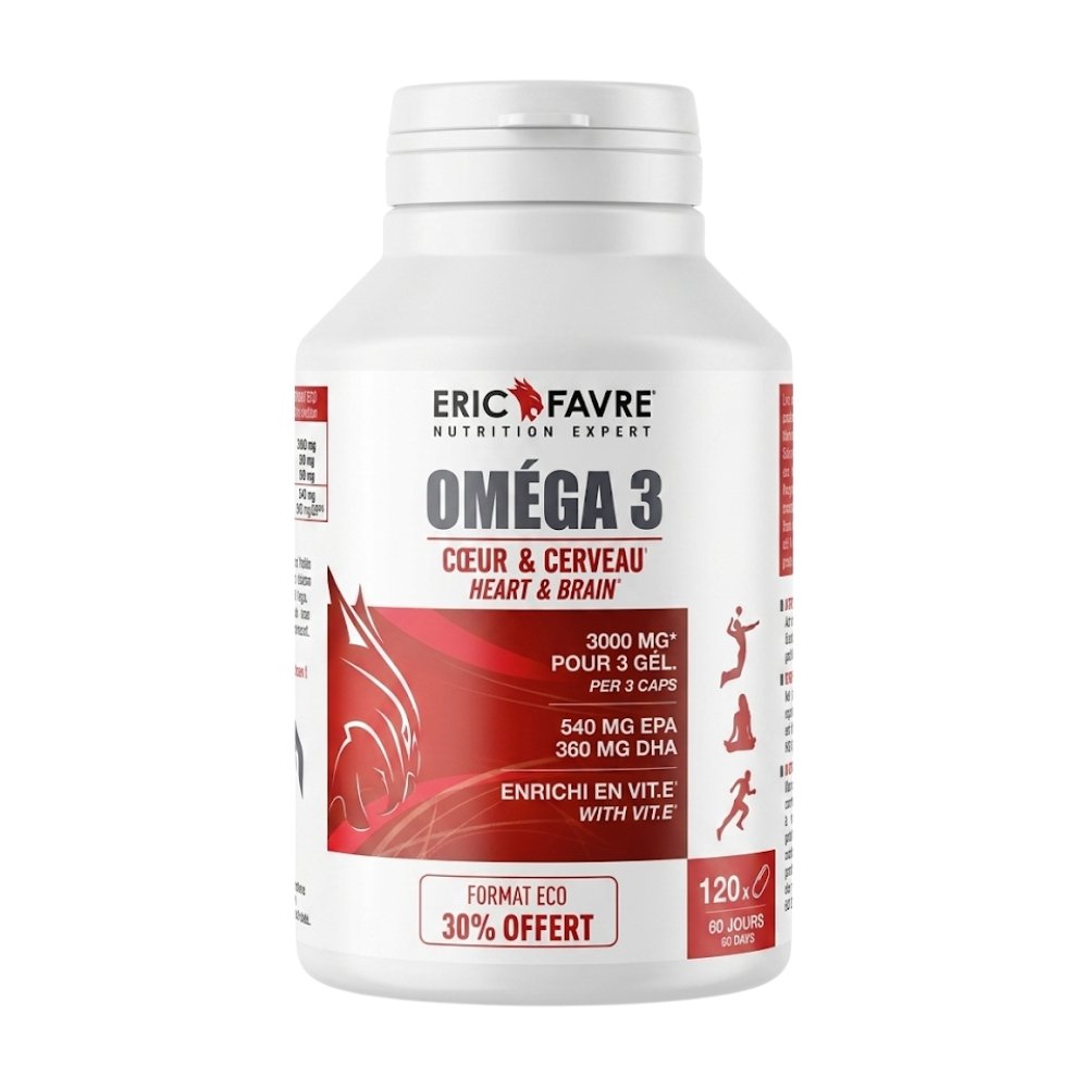eric favre – omega 3 3000mg – 120 gelules