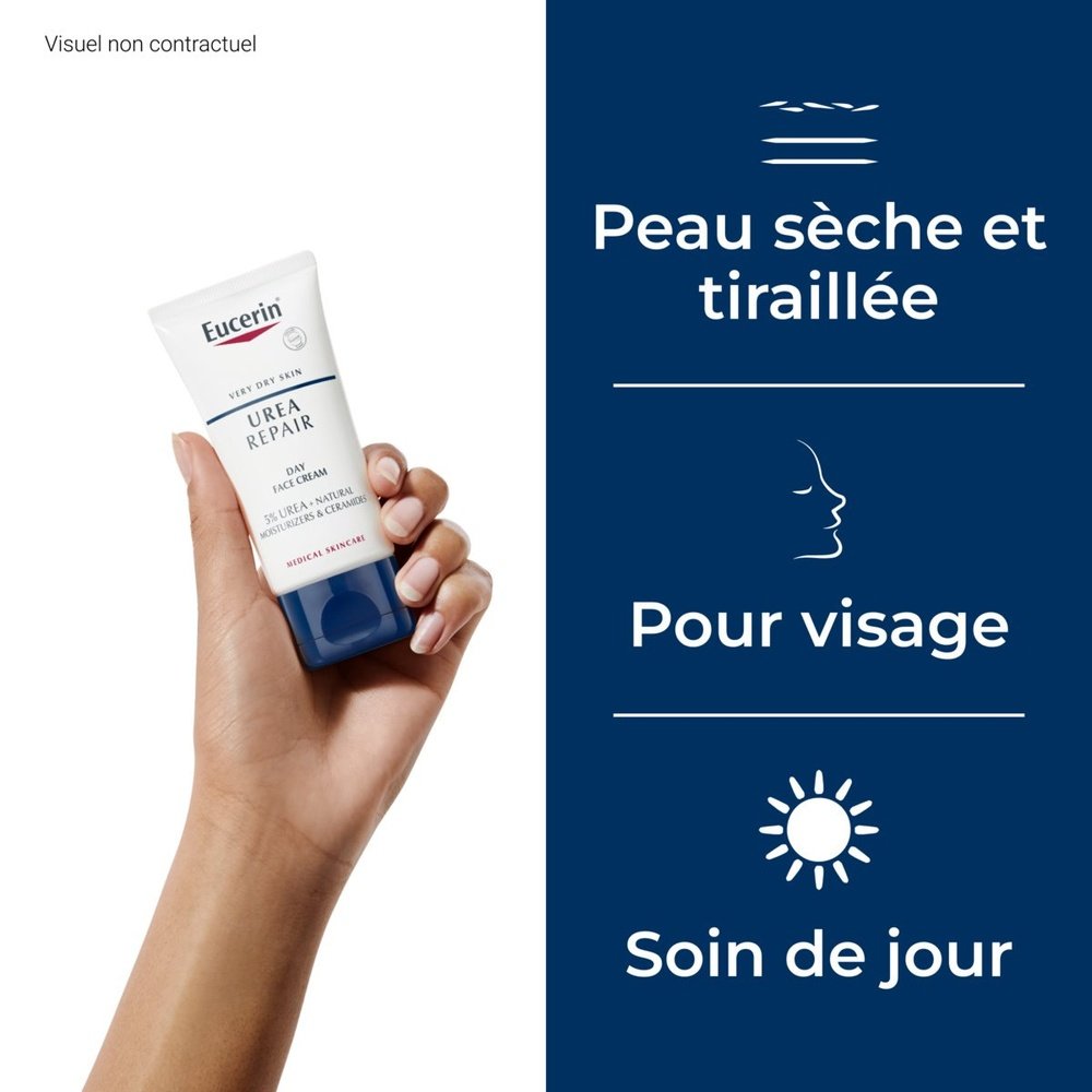 eucerin – urearepair creme visage 5% d’uree – 50ml eucerin – urearepair creme visage 5% d’uree – 50ml