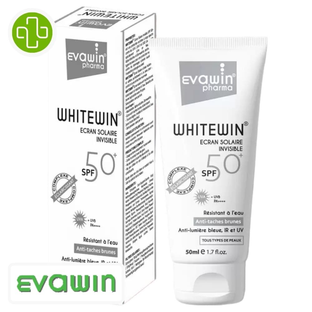 evawin pharma – whitewin ecran solaire anti taches brunes spf50+ – 50ml