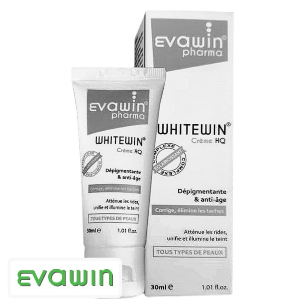 evawin pharma – whitewin hq creme depigmentante et anti age – 30ml
