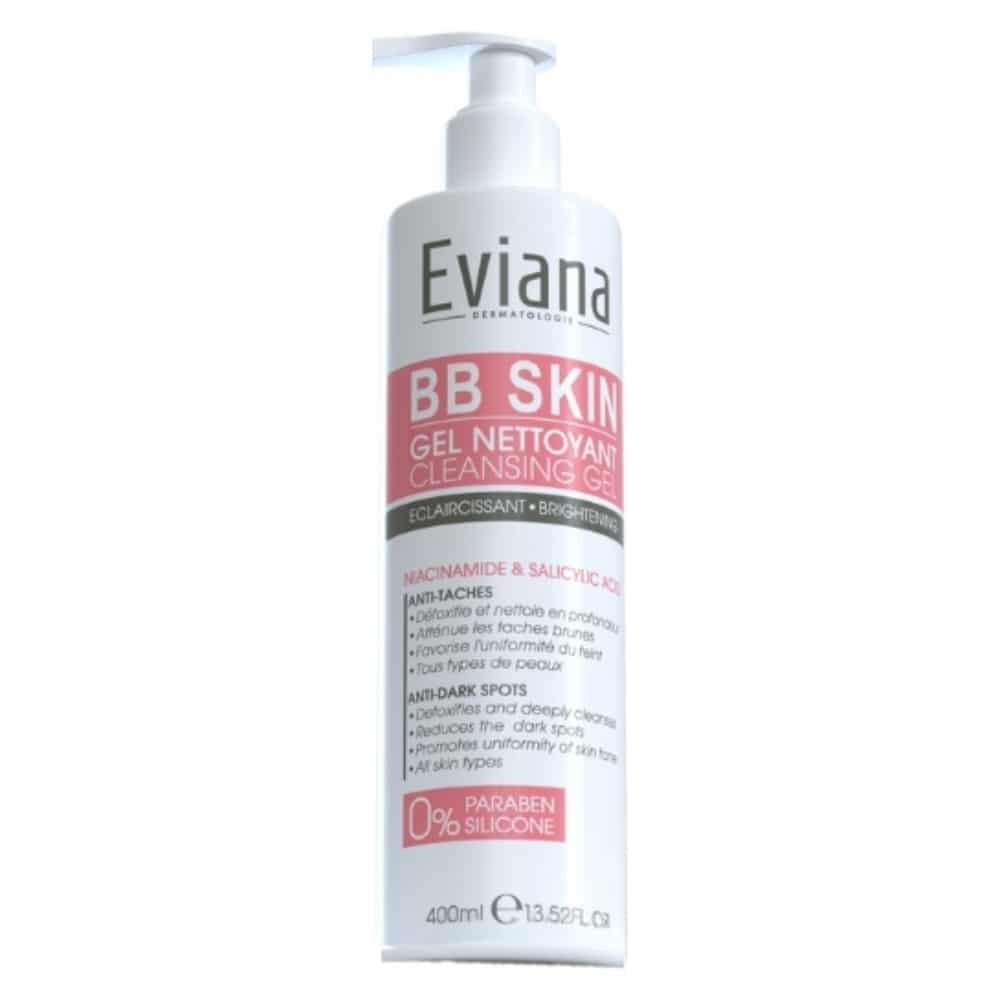 eviana – bb skin gel nettoyant eclaircissant – 400ml
