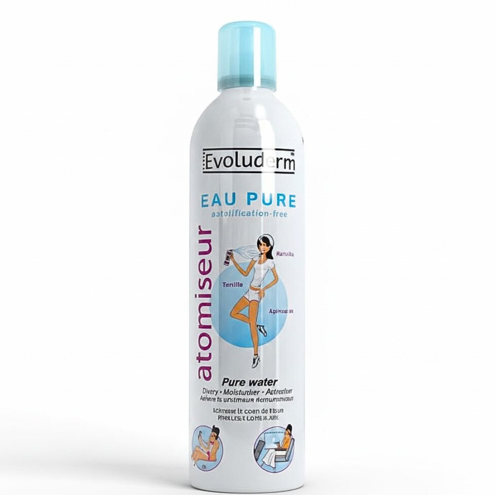 evoluderm – atomisseur eau pure – 400ml
