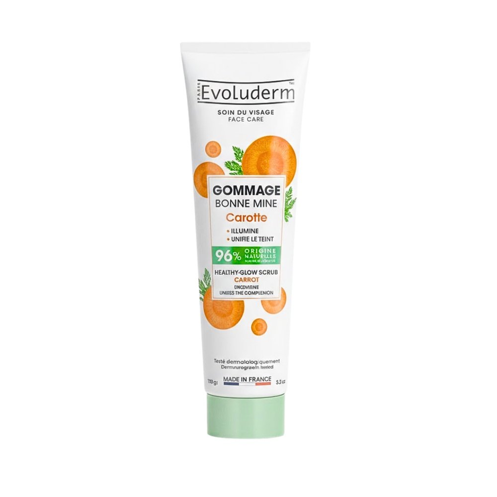 evoluderm – gommage bonne mine carotte – 150g