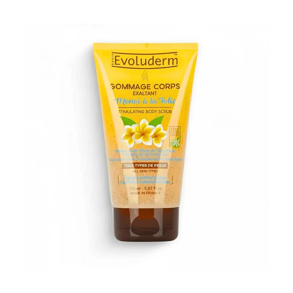 evoluderm – gommage corps monoi a la folie – 150ml