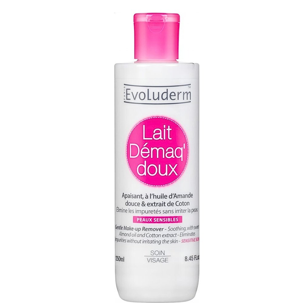 evoluderm – lait demaquillant doux – 250ml