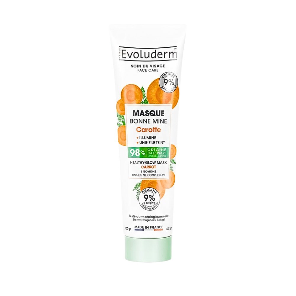 evoluderm – masque bonne mine carotte – 150g
